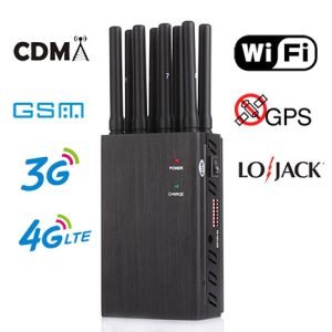 brouilleur de signal 4g portable avec 8 antennes brt08pa01