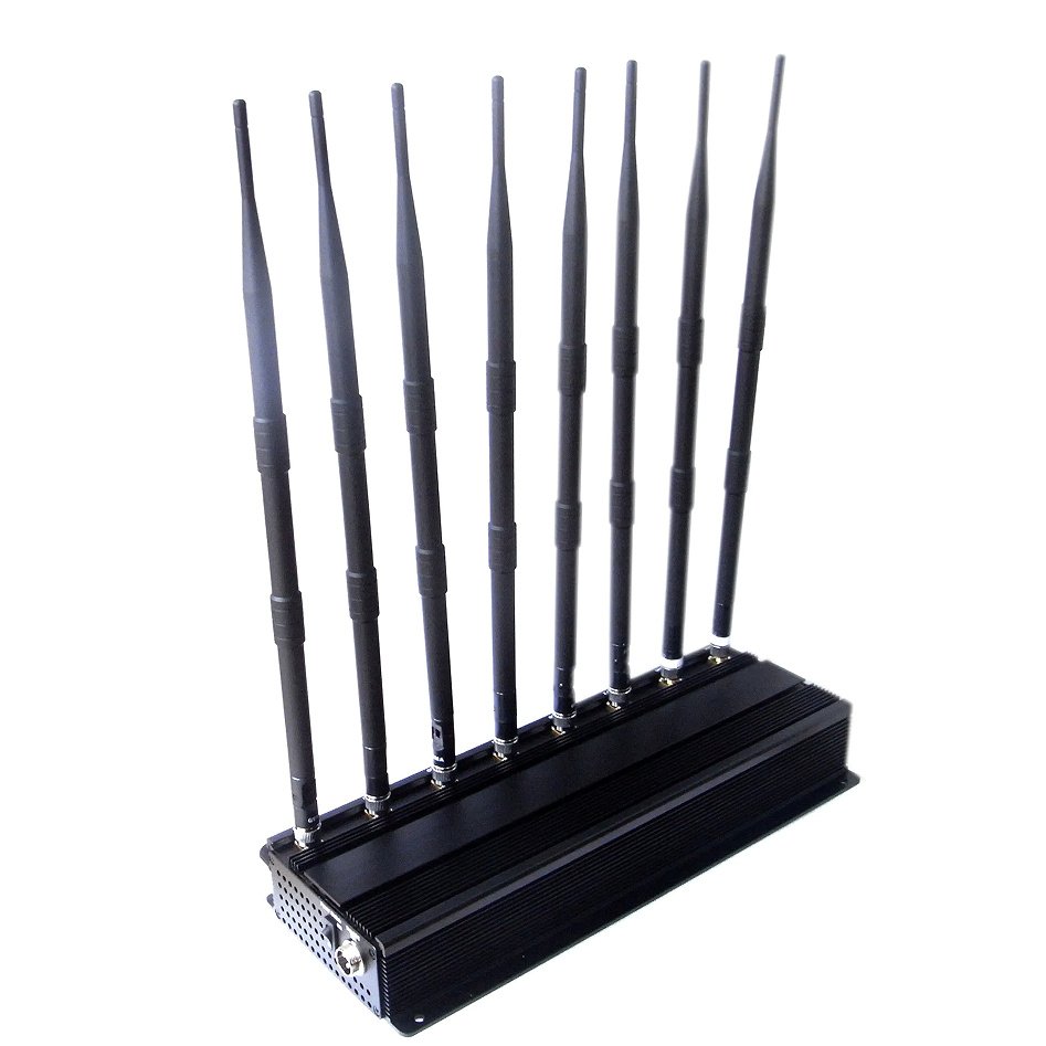brouilleur wifi 4g 3g 2g gps de bureau avec 8 antennes brt08bu01