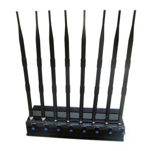 brouilleur wifi 4g 3g gps de bureau avec 8 antennes brt08bu01
