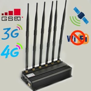 brouilleur de wifi et 4g de bureau à 6 antennes brt06bu01